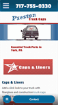 Mobile Screenshot of prestontruckcaps.com